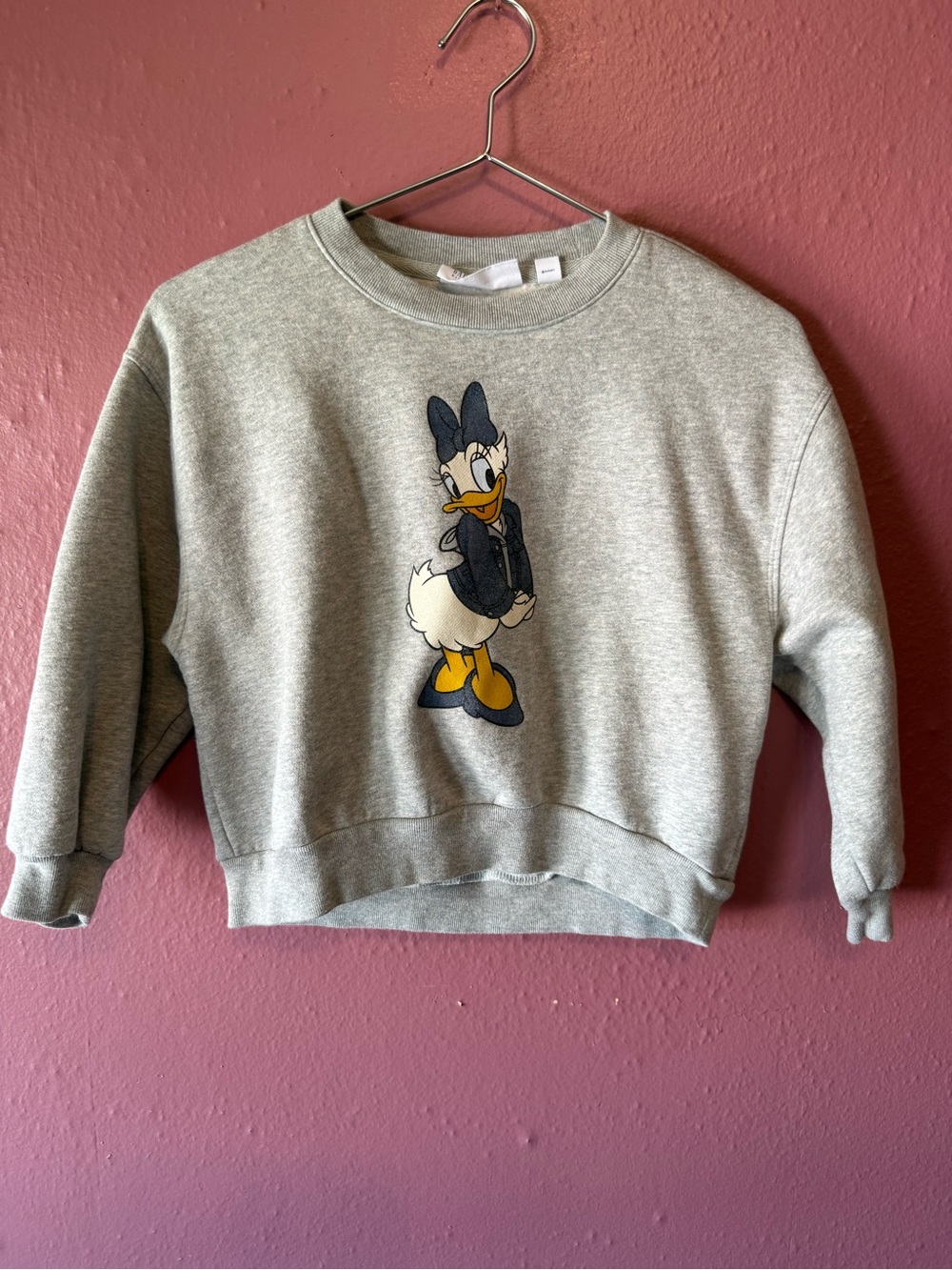 GAP Disney Gray Daisy Duck Graphic Sweatshirt